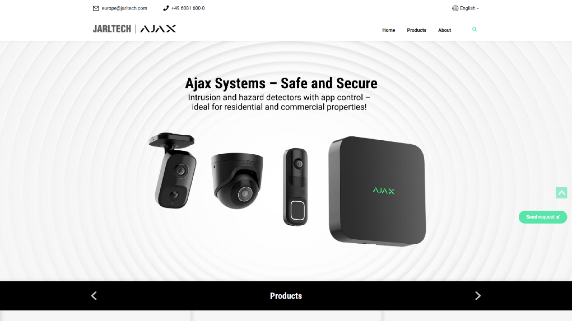 Ajax Microsite